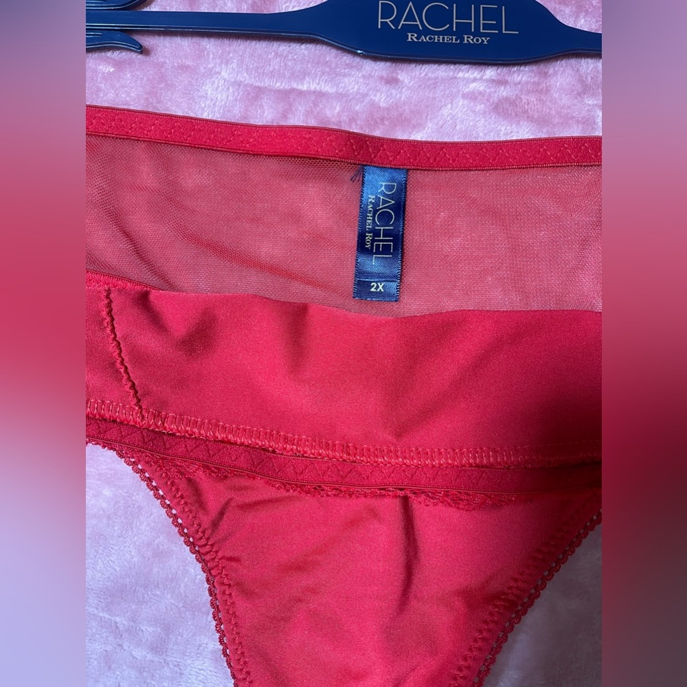 Rachel Roy Classy Red Thong - Picture 3 of 5
